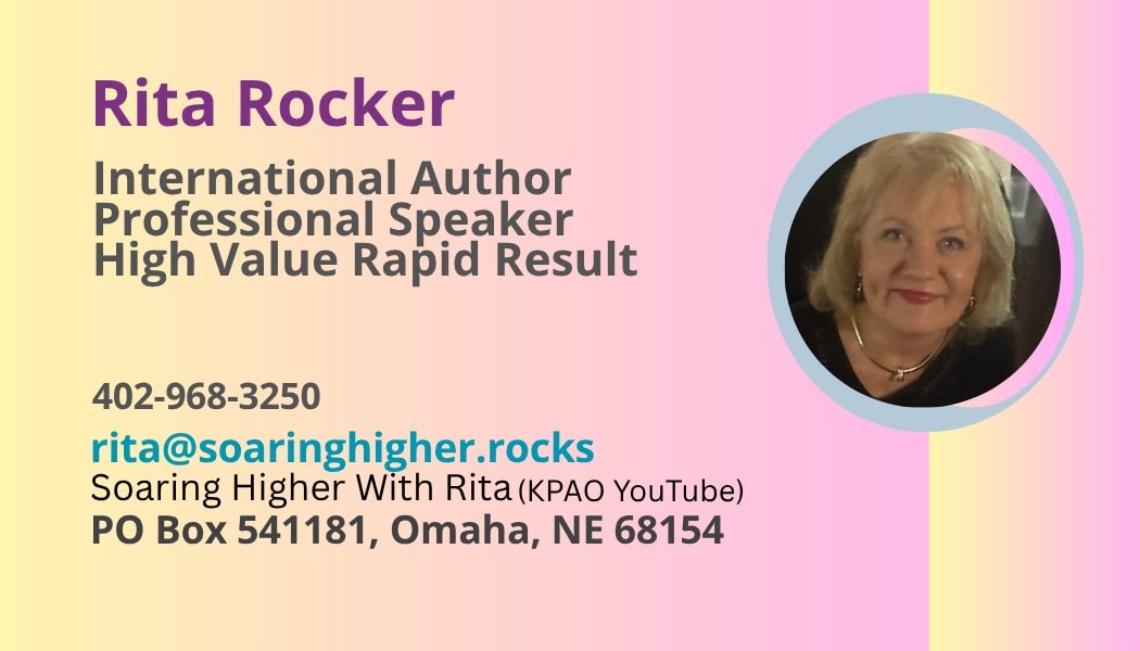 Rita Rocker-Craft – Transformation Academy business card